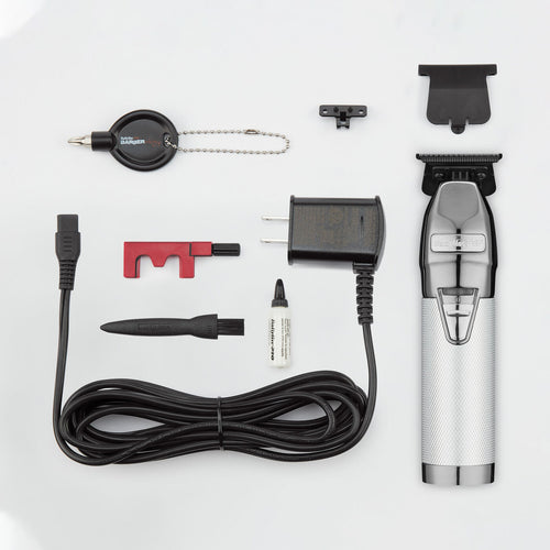 Load image 1 in gallery view. BaBylissPRO SilverFX+ All-Metal Lithium Outlining Trimmer items included
