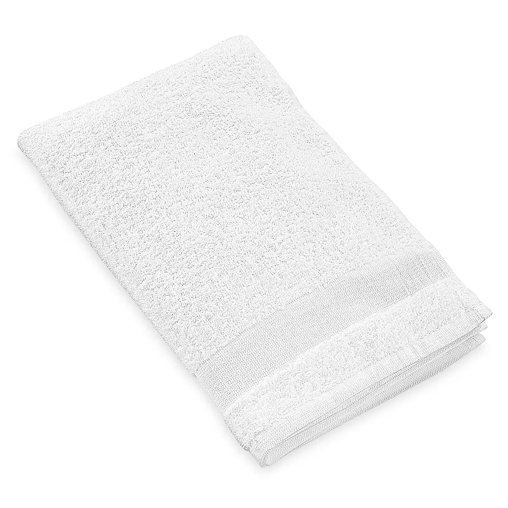 Cotton Towels, 25" x 16", 12-Pack – White