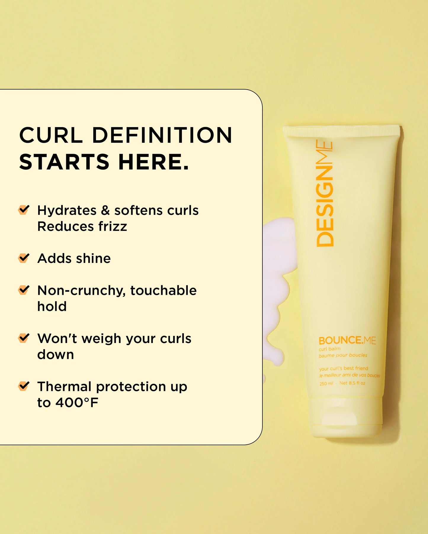 DESIGN.ME Bounce.me Curl Balm benefits