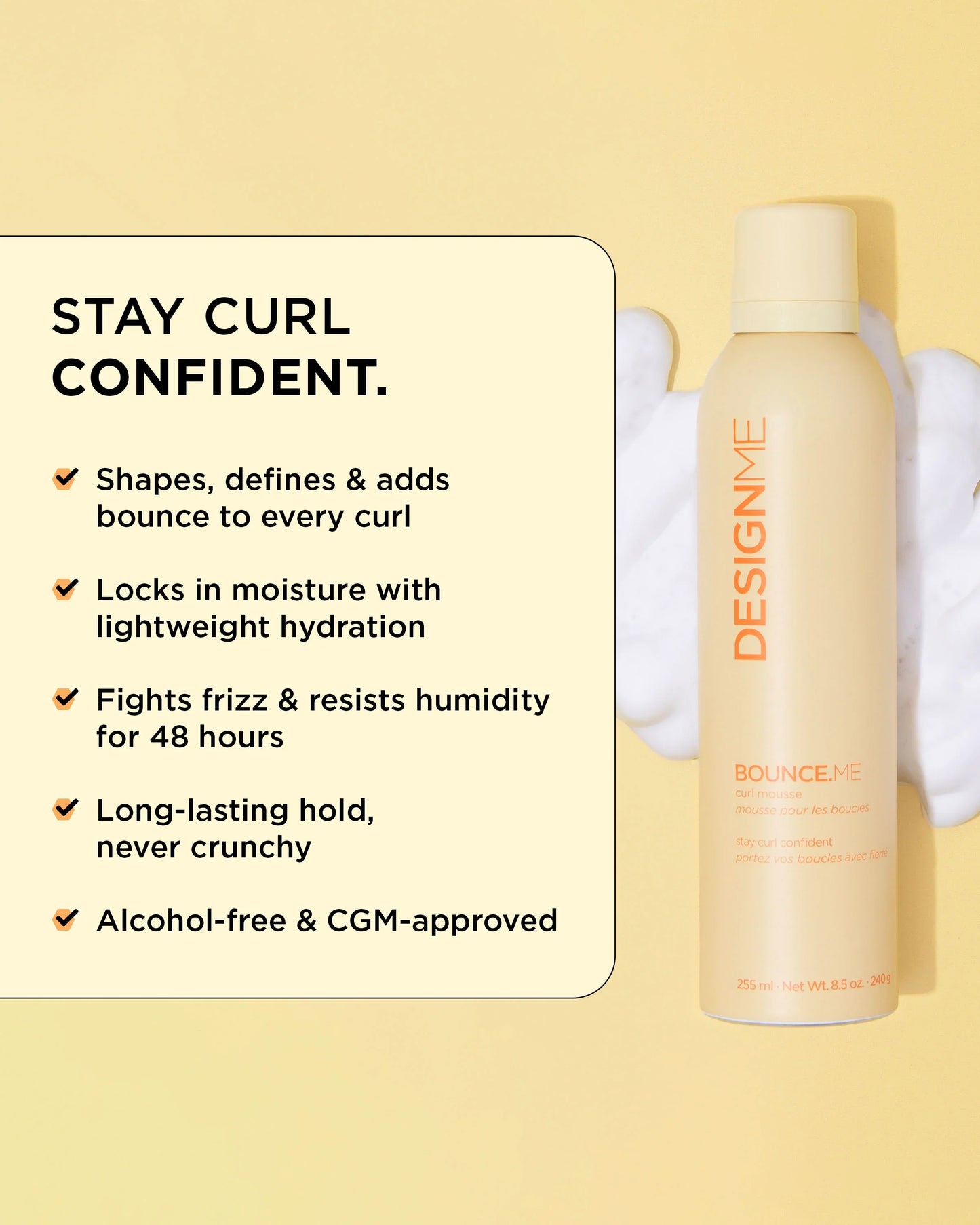 DESIGN.ME Bounce.me Curl Mousse benefits
