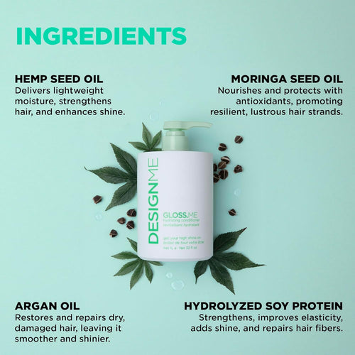 Load image 1 in gallery view. DESIGN.ME Gloss.me Hydrating Conditioner key ingredients