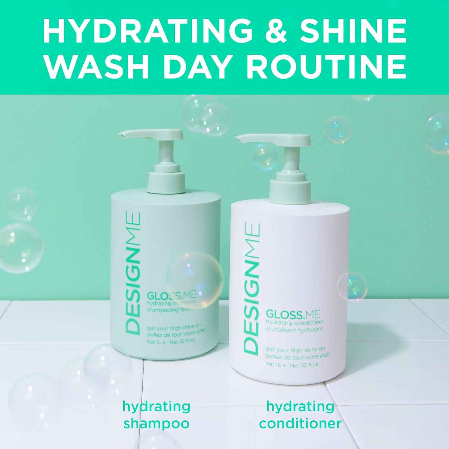 DESIGN.ME Gloss.me Hydrating Shampoo and Conditioner