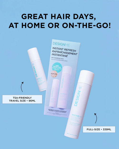 Load image 1 in gallery view. DESIGN.ME Instant Refresh Dry Shampoo Duo Light Tones benefits