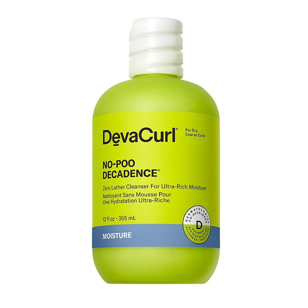 DEVACURL No-Poo Decadence Zero-Lather Cleanser Ultra-Rich Moisture 355ml
