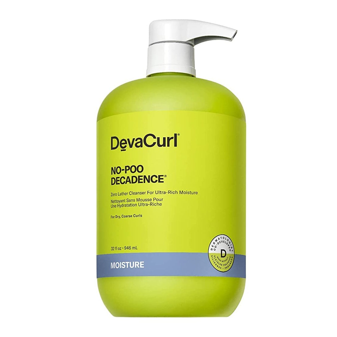 DEVACURL No-Poo Decadence Zero-Lather Cleanser Ultra-Rich Moisture 946ml