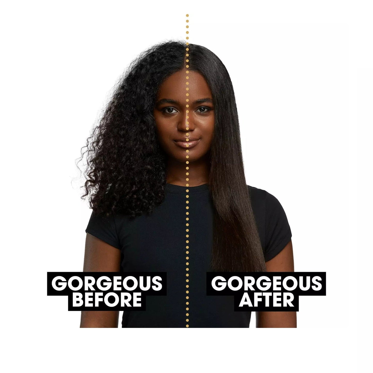 GHD Chronos Max HD Motion-Responsive Wide Plate Styler 2" Before After