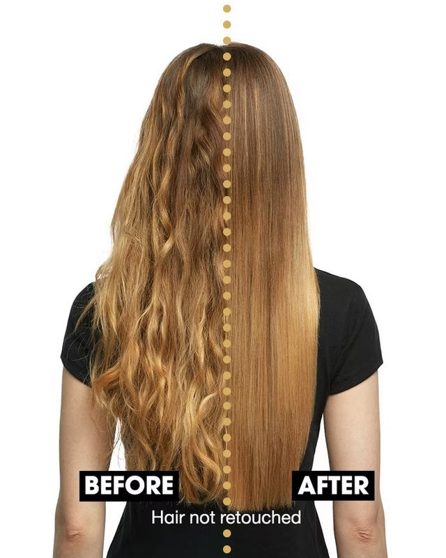 GHD Chronos Max HD Motion-Responsive Wide Plate Styler 2" Before After