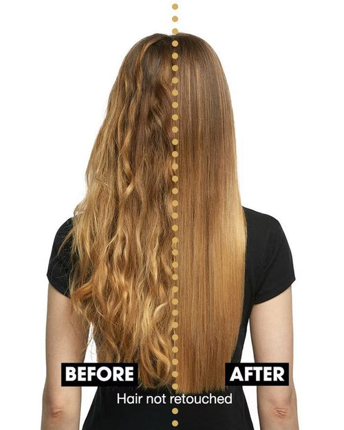 Load image 1 in gallery view. GHD Chronos Max HD Motion-Responsive Wide Plate Styler 2" Before After