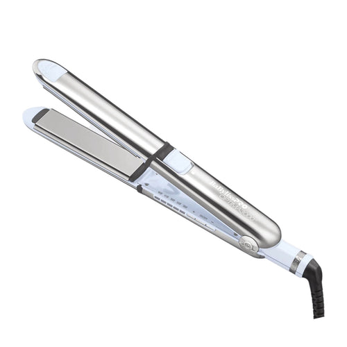 Load image 1 in gallery view. BaBylissPRO Nano Titanium Optima3000 Stainless Steel Flat Iron 1¼” / 32 mm (Iced Blue - Limited Edition)