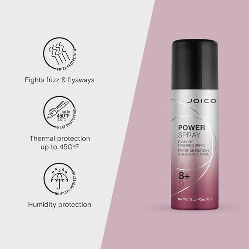 Load image 1 in gallery view. JOICO Power Spray Fast-Dry Finishing Spray more benefits