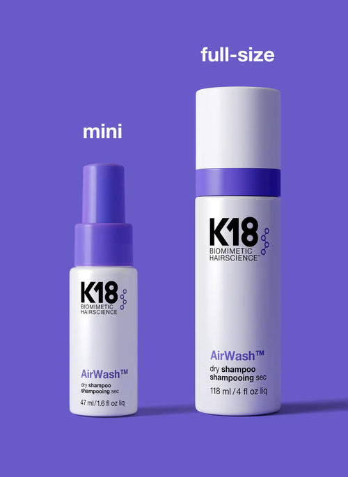 Load image 1 in gallery view. K18 Air Wash Dry Shampoo duo