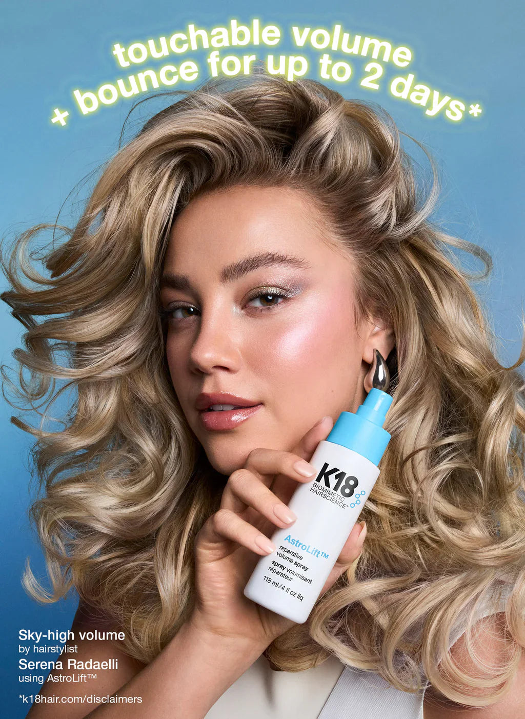 K18 AstroLift Reparative Volume Spray benefits