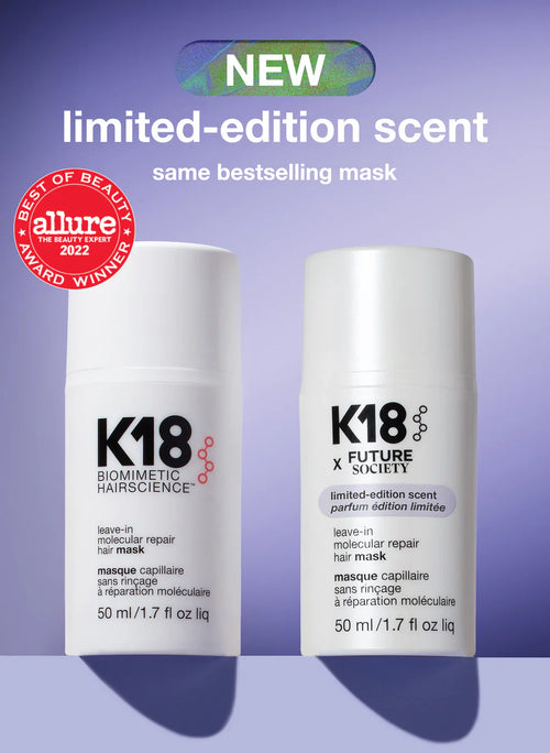 Load image 1 in gallery view. K18 Leave-In Molecular Repair Hair Mask Limited Edition Scent