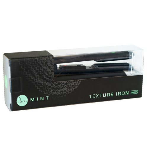Load image 1 in gallery view. MINT Texture Iron in box