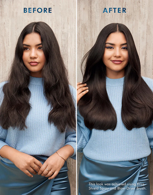 Load image 1 in gallery view. MOROCCANOIL 4-In-1 Blow-Dryer Brush Before After