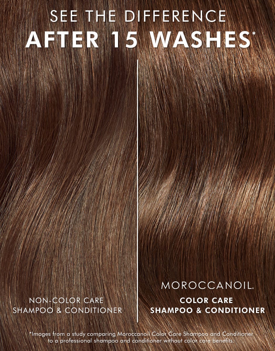 MOROCCANOIL Color Care Conditioner vs non-color care shampoo and conditioner