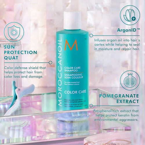 Load image 1 in gallery view. MOROCCANOIL Color Care Shampoo key ingredients