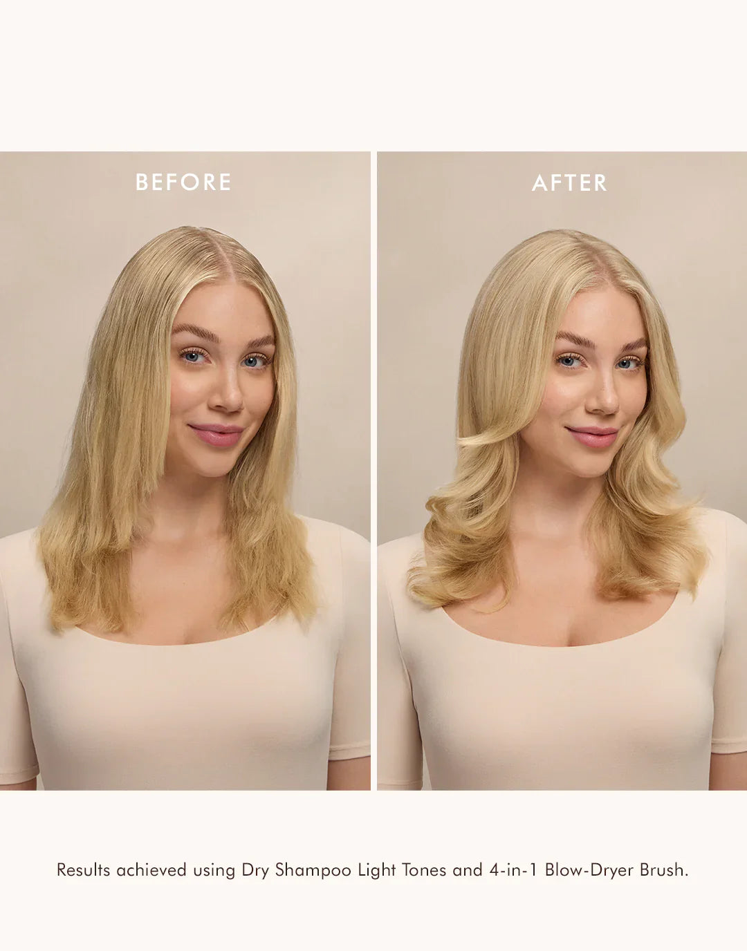 MOROCCANOIL Dry Shampoo Light Tones Before After