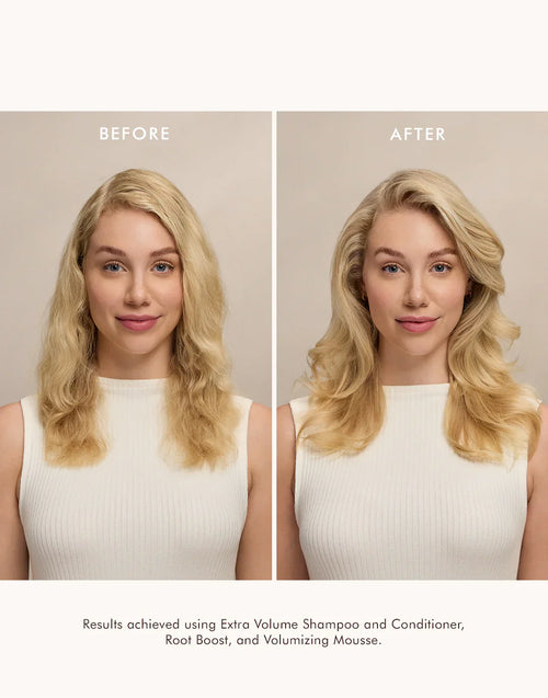 Load image 1 in gallery view. MOROCCANOIL Extra Volume Shampoo Before After
