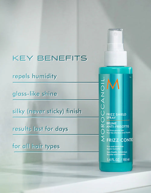 Load image 1 in gallery view. MOROCCANOIL Frizz Shield Spray benefits