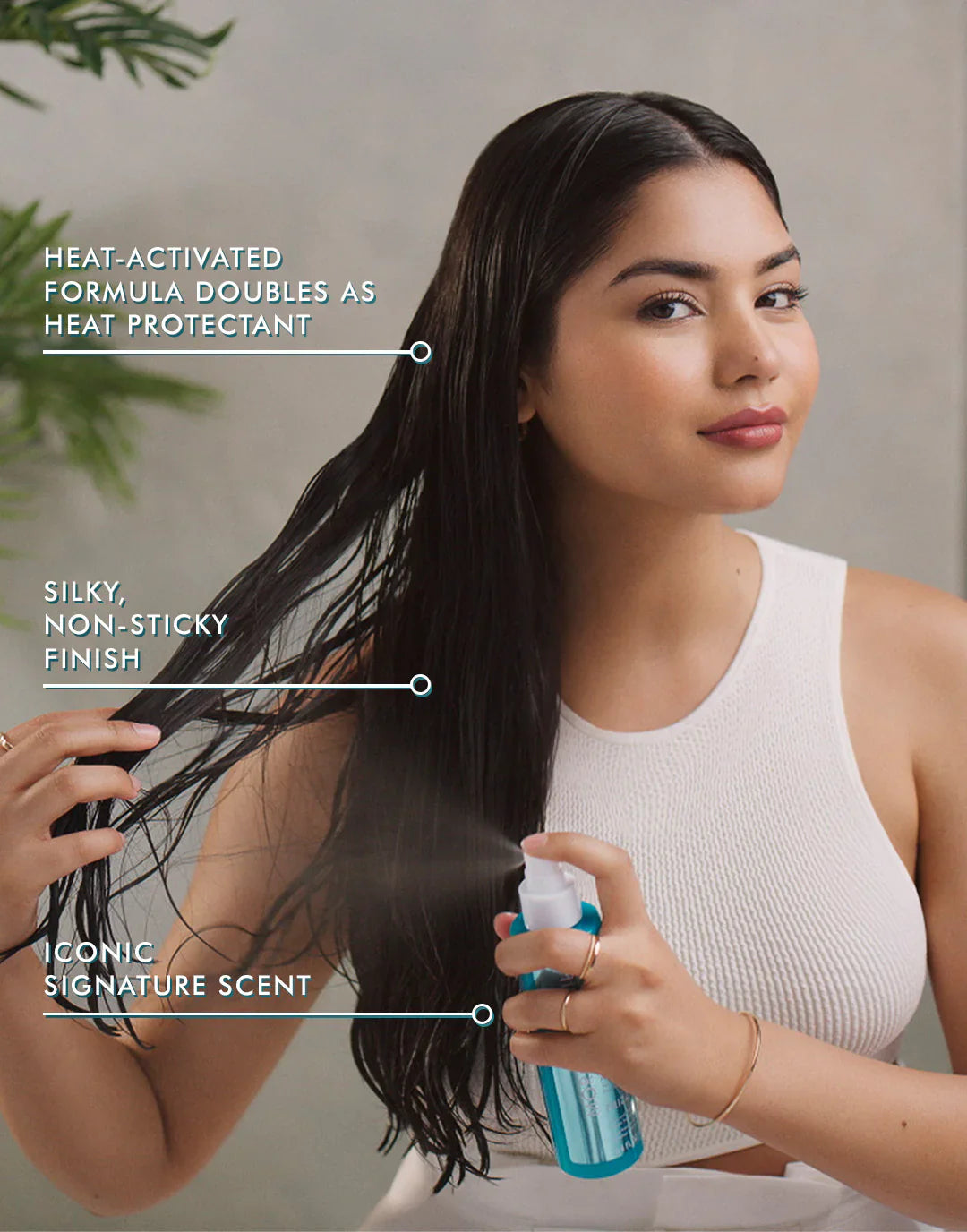 MOROCCANOIL Frizz Shield Spray Model benefits