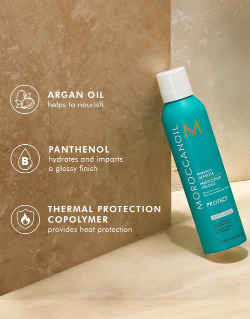 Load image 1 in gallery view. MOROCCANOIL Perfect Defense Heat Protectant key ingredients