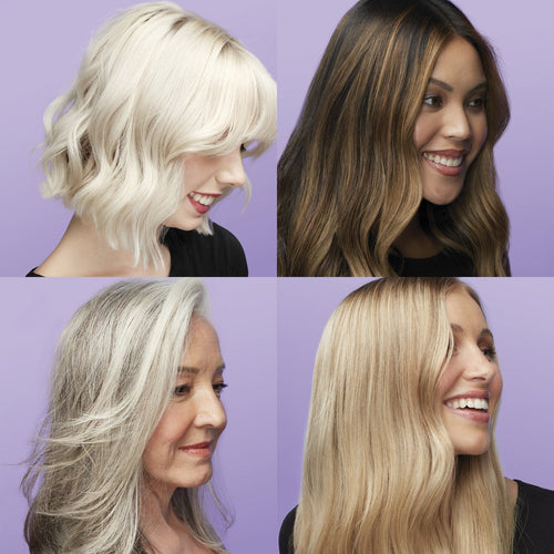Load image 1 in gallery view. OLAPLEX No.4P Blonde Enhancer Toning Shampoo Models