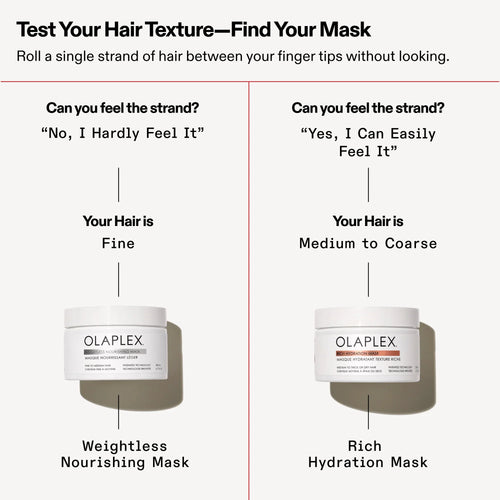 Load image 1 in gallery view. OLAPLEX Rich Hydration Mask Weightless vs. Rich