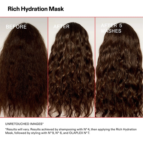 Load image 1 in gallery view. OLAPLEX Rich Hydration Mask Before After