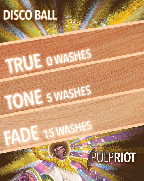 Load image 1 in gallery view. PULP RIOT Semi-Permanent Color Disco Ball Light Coral