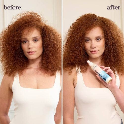 Load image 1 in gallery view. PUREOLOGY Color Fanatic Multi-Tasking Leave-in Spray Before After
