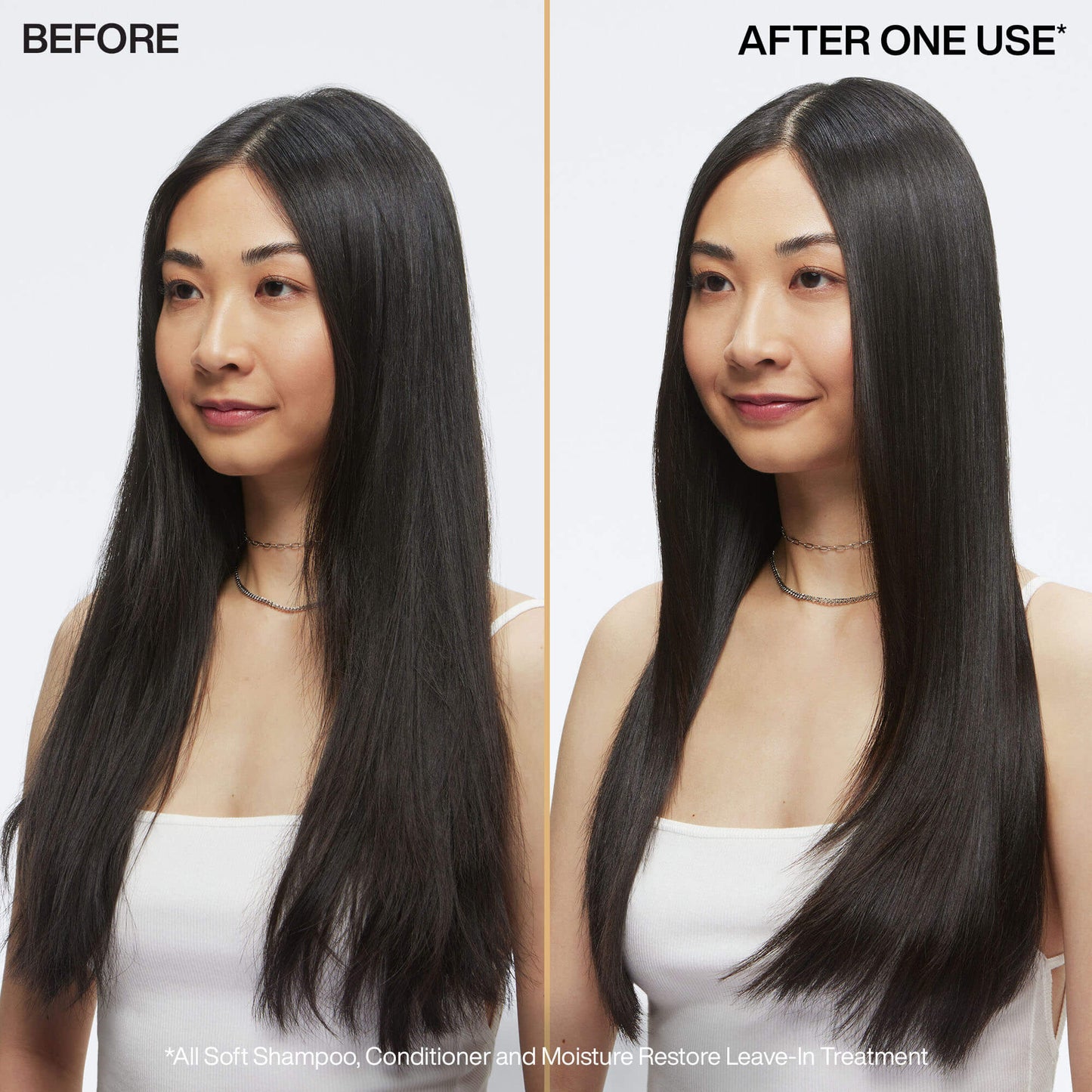 REDKEN All Soft Moisturizing Before After