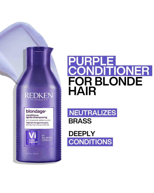Load image 1 in gallery view. REDKEN Blondage Anti-Brass Conditioner benefits