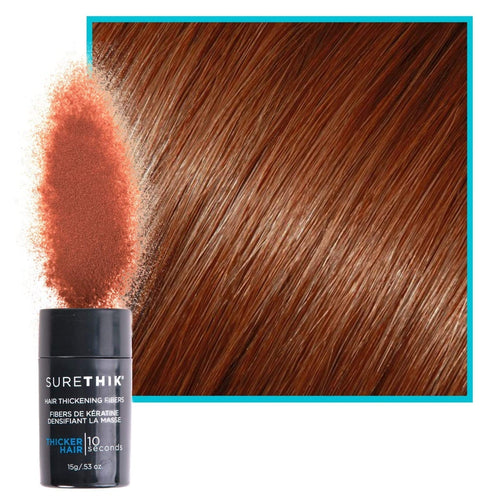 Load image 1 in gallery view. SURETHIK Hair Thickening Fibers Auburn 15g