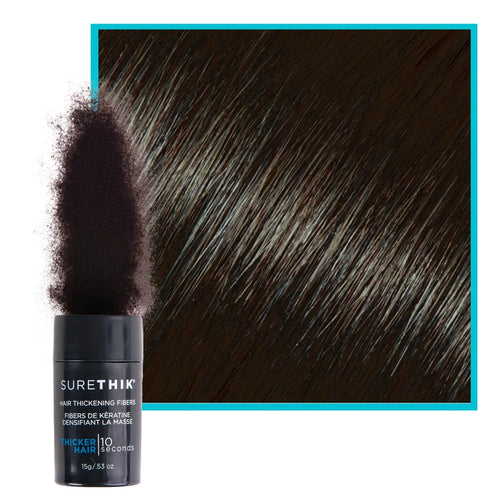 Load image 1 in gallery view. SURETHIK Hair Thickening Fibers Dark Brown 15g