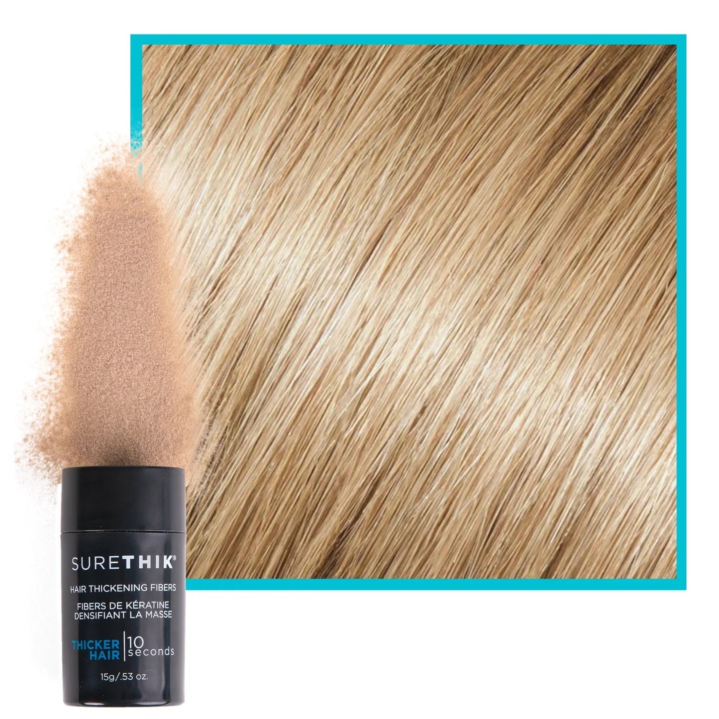 SURETHIK Hair Thickening Fibers Light Blonde 15g