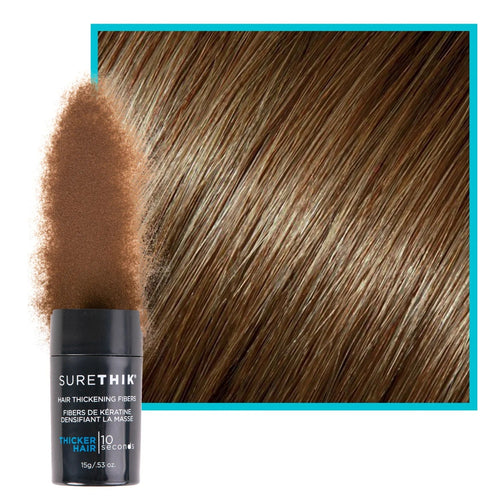 Load image 1 in gallery view. SURETHIK Hair Thickening Fibers Light Brown 15g