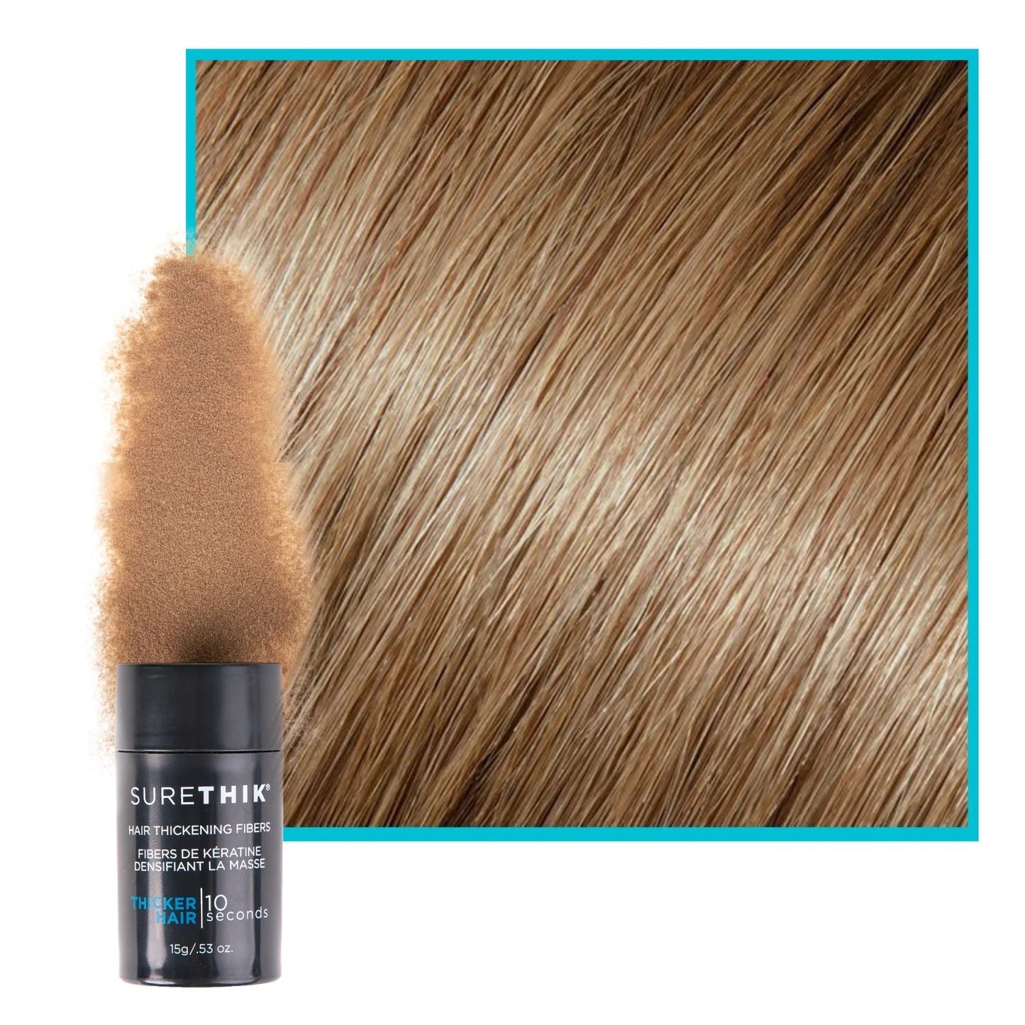 SURETHIK Hair Thickening Fibers Sandy Blonde 15g