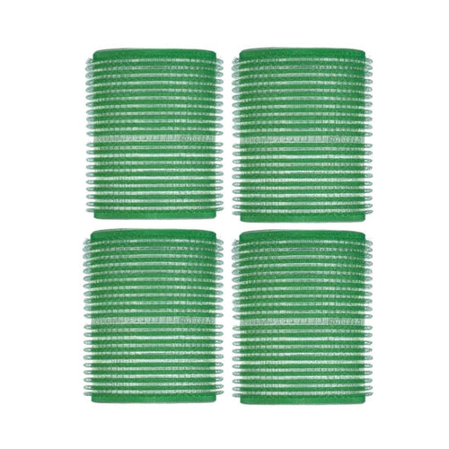 Load image 1 in gallery view. Self-Gripping Hair Rollers 60mm 4-Pack – Green
