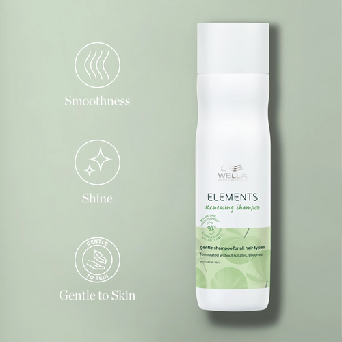 Load image 1 in gallery view. WELLA Elements Gentle Renewing Shampoo benefits