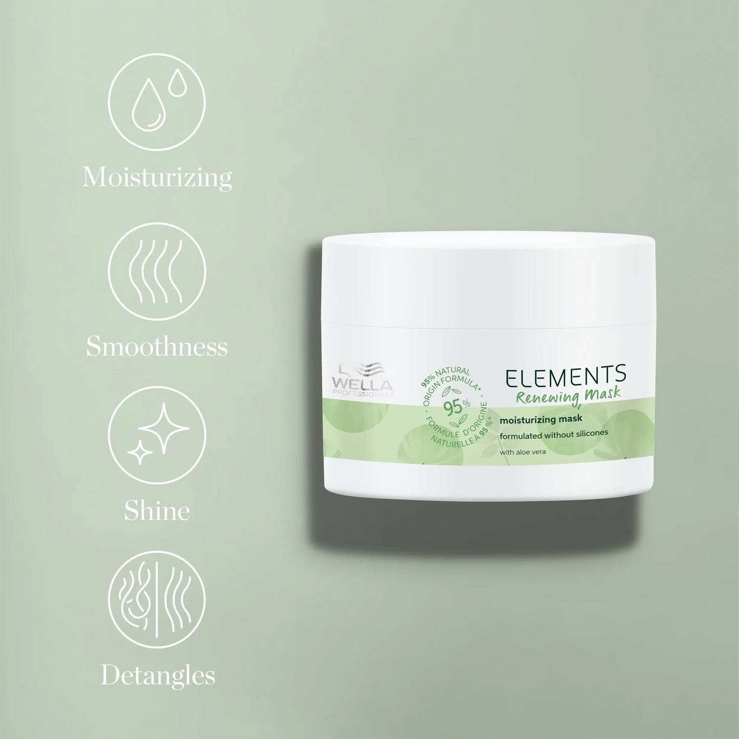 WELLA Elements Renewing Moisturizing Mask benefits