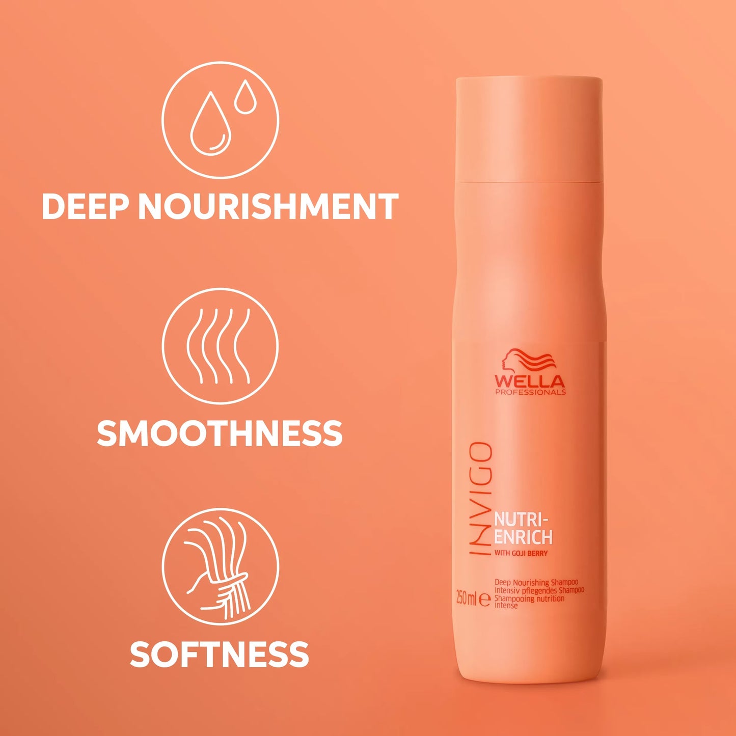 WELLA Invigo Nutri-Enrich Deep Nourishing Shampoo benefits