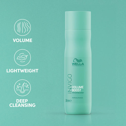 Load image 1 in gallery view. WELLA Invigo Volume Boost Bodifying Shampoo benefits