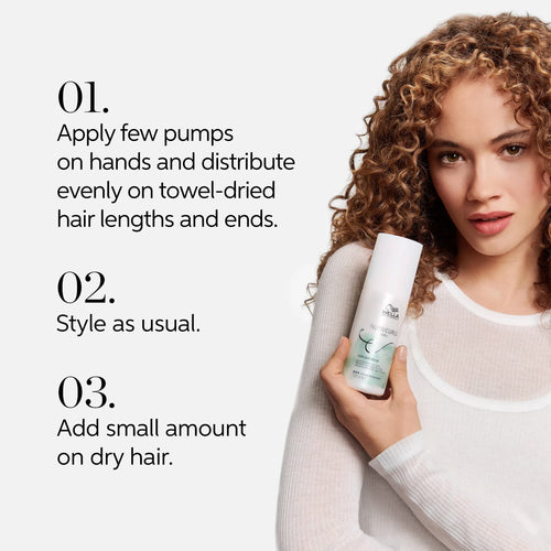 Load image 1 in gallery view. WELLA Nutricurls Curlixir Defining Balm how to use