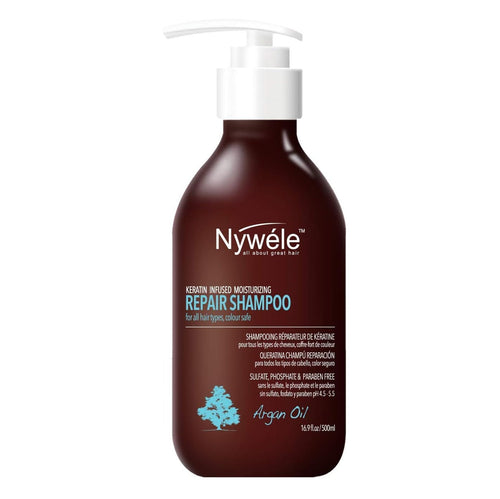 Load image 1 in gallery view. NYWELE Keratin Infused Moisturizing Repair Shampoo