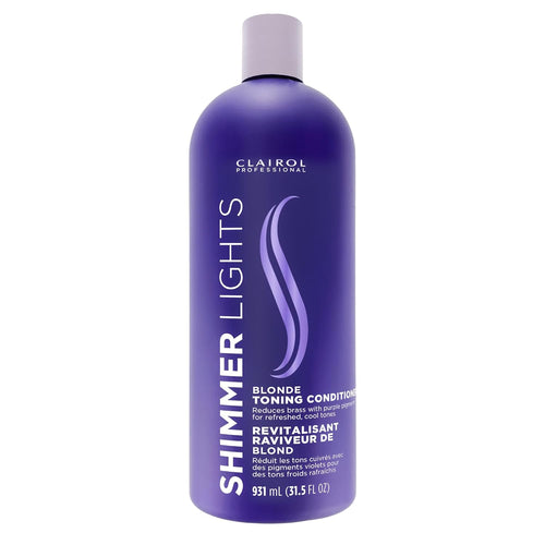 Load image 1 in gallery view. CLAIROL Shimmer Blonde Toning Conditioner