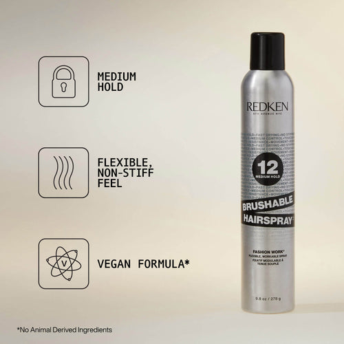 Load image 1 in gallery view. REDKEN Brushable Hairspray