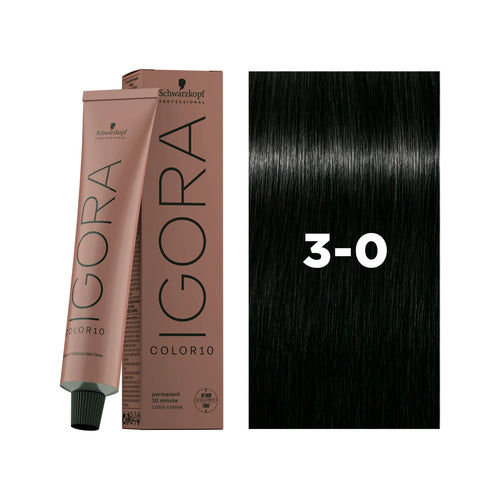 Load image 1 in gallery view. IGORA COLOR10 3-0 Dark Brown Natural