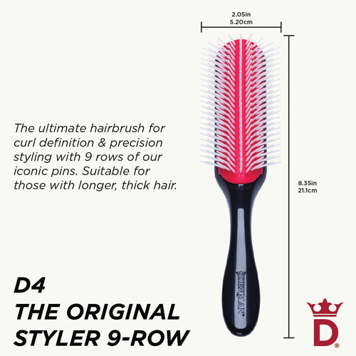 Load image 1 in gallery view. DENMAN D4 The Original Styler 9 Row