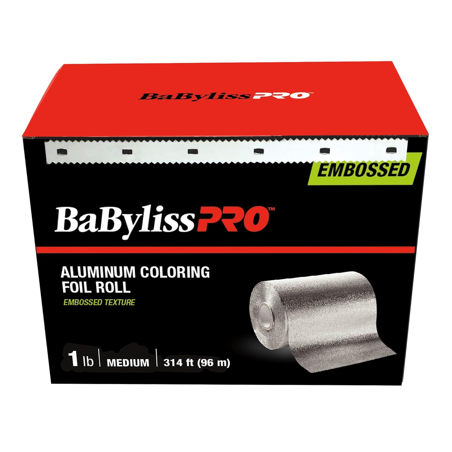 BaBylissPRO Embossed Aluminum Coloring Foil Roll Medium 1 lb